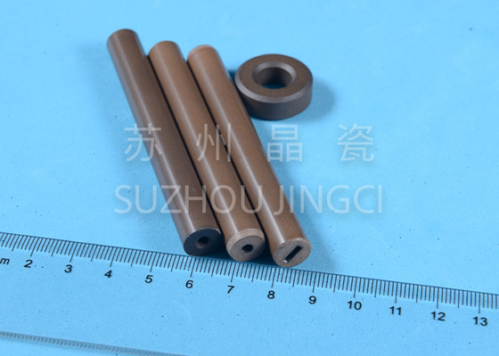 nâu 95% Alumina gốm và trục kháng mài mòn cao