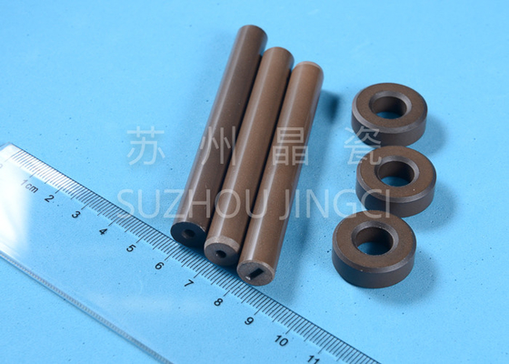 95% Trục gốm Alumina và vòng bi Các thành phần bơm màu nâu Bơm tuần hoàn Chống mài mòn cao