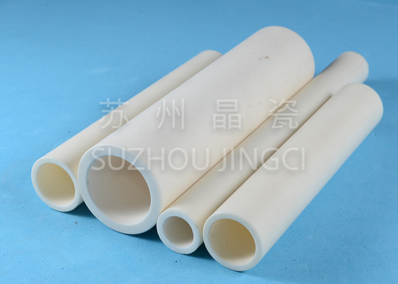 Cao Alumina Ống gốm Alumina Tay áo chịu nhiệt độ cao