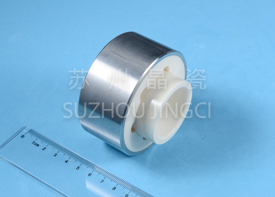 99% bộ phận gốm Alumina, tay áo gốm Alumina với xử lý nước thải bằng thép không gỉ